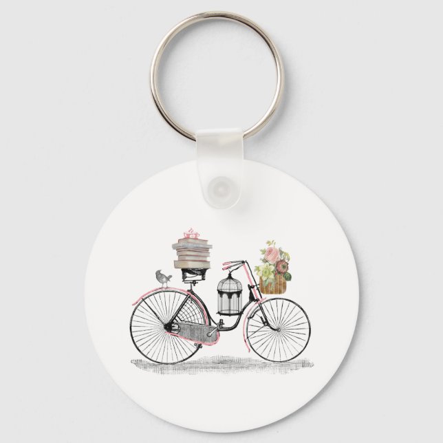 Porte-clés Vélo push Imaginaire (Recto)