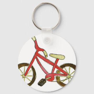 Porte-clés Vélo rouge