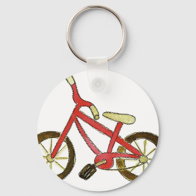 Porte-clés Vélo rouge (Recto)