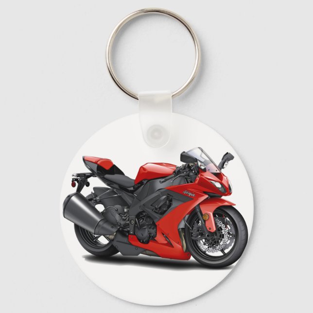 Porte-clés Vélo rouge Ninja (Recto)