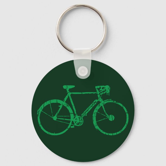 Porte-clés vélo vert (Recto)