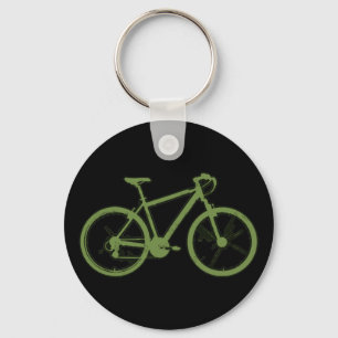 Porte-clés vélo vert