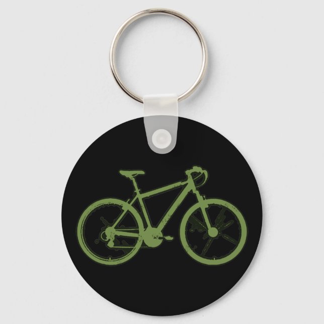Porte-clés vélo vert (Recto)