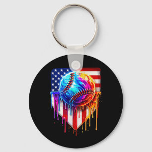 Porte-clés Vendre Ice Cream American Drapeau Drapeau