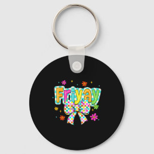 Porte-clés Vendredi heureux Fri Yay Enseignant École Meme 