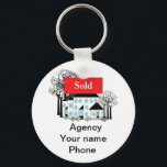 Porte-clés Vendu Immobilier Promouvoir votre entreprise<br><div class="desc">Ajoutez votre agence,  votre nom et votre numéro de téléphone. Plus vous achetez,  moins chacun coûte cher. Donnez-en un à tous vos associés,  clients,  amis,  voisins,  membres de votre famille,  et surtout vous-même.</div>