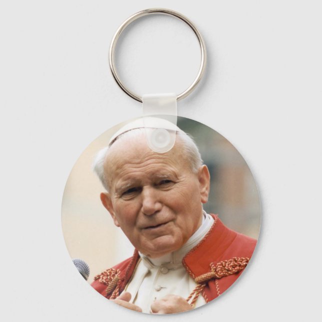 Porte-clés Vénérable Pape Jean-Paul II (Recto)