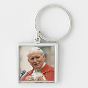 Porte-clés Vénérable Pape Jean-Paul II
