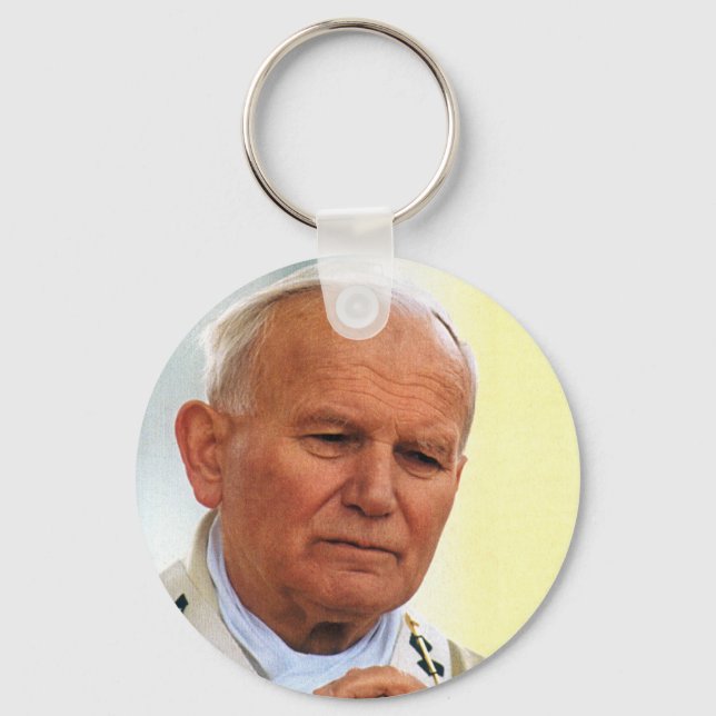 Porte-clés Vénérable Pape Jean-Paul II (Recto)