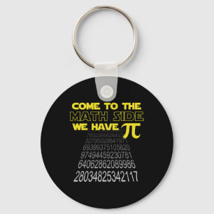 Porte-clés Venez du côté des maths, nous avons Pi Drôle de jo