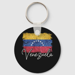 Porte-clés Venezuela Drapeau Vintage Venezuela Fierté Racines
