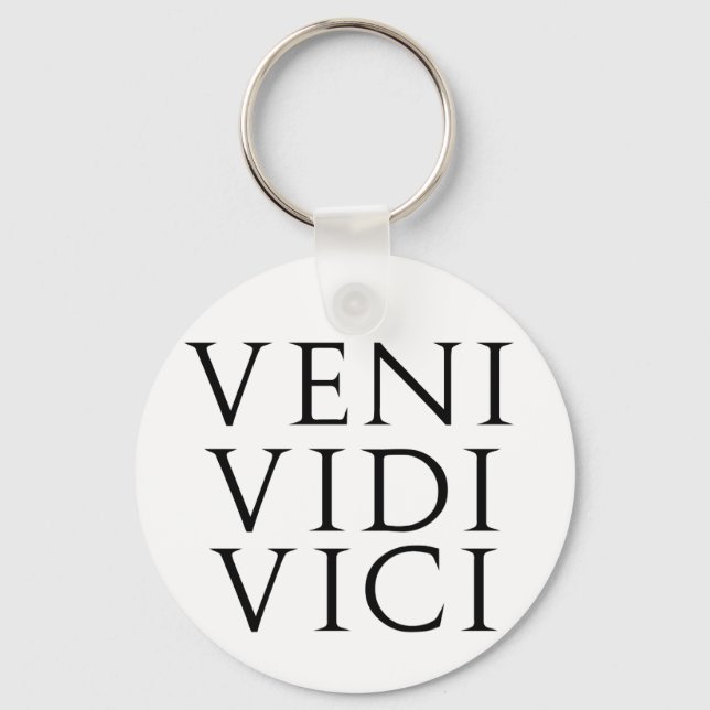 Porte-clés Veni Vidi Vici (Recto)