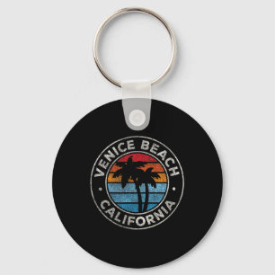 Porte-clés Venice Beach Californie Ca Vintage Graphisme Retro