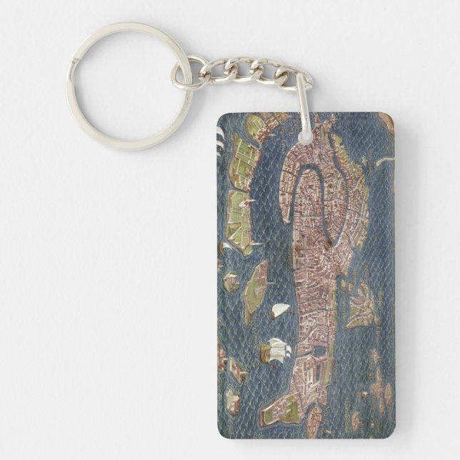 Porte-clés VENISE : CARTE, XVIème siècle (Devant)