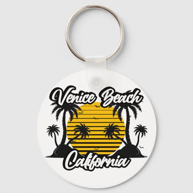 Porte-clés Venise Plage Californie (Recto)