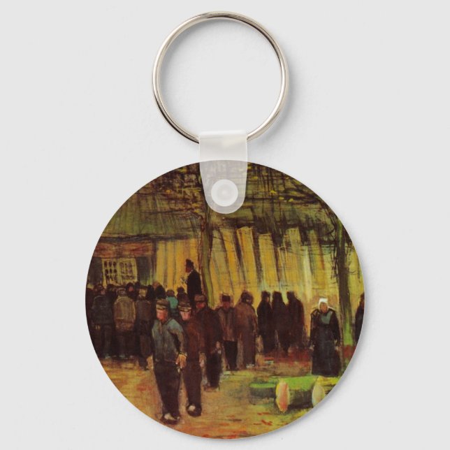 Porte-clés Vente de bois par Vincent van Gogh (Recto)