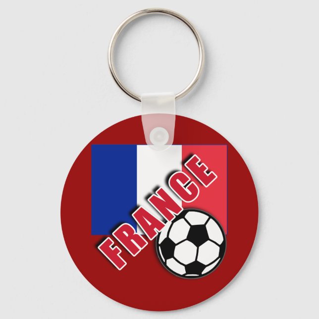 Porte-clés Ventilateur de football de France (Recto)