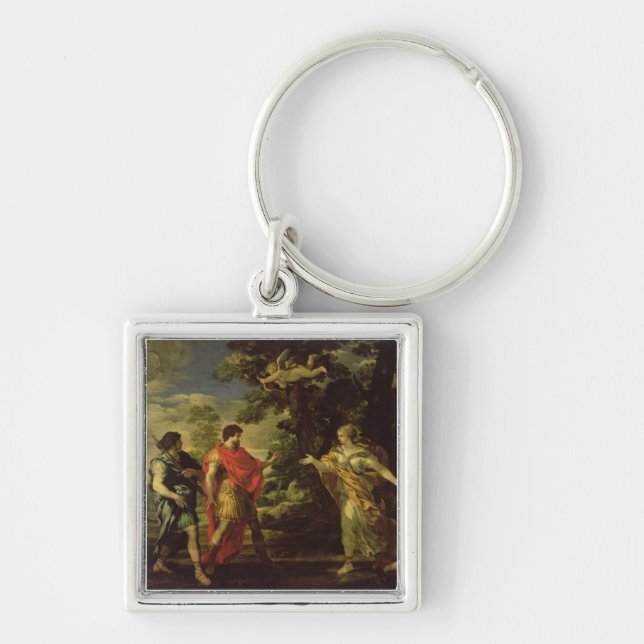 Porte-clés Vénus apparaissant à Aeneas en tant que chasseuse, (Devant)