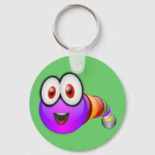 Porte-clés Ver coloré multi
