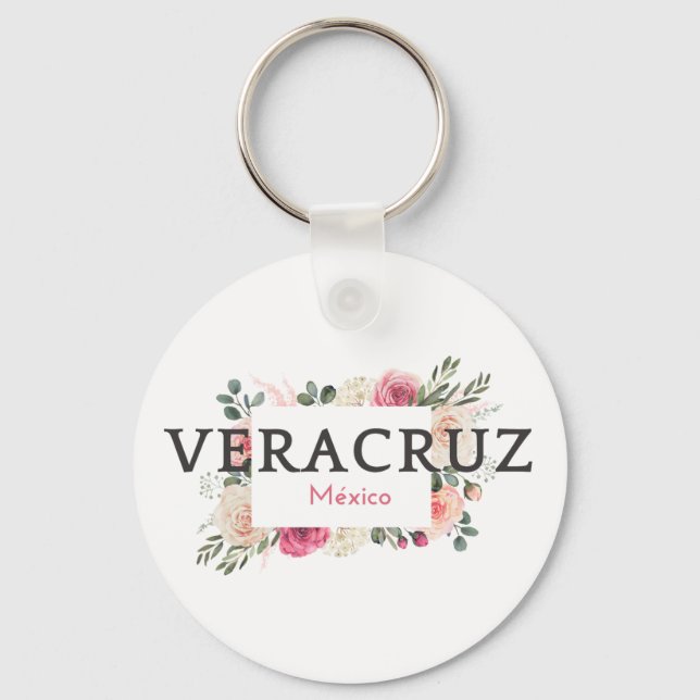 Porte-clés Veracruz Mexique Voyage Destination Bridesmaid (Recto)