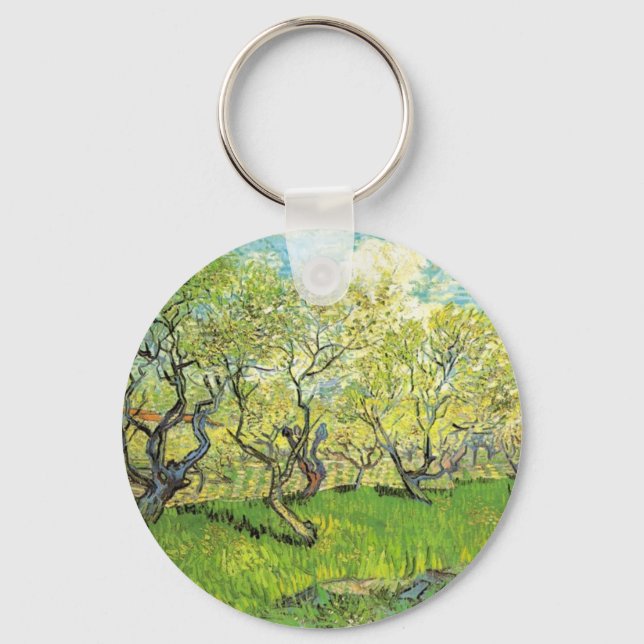 Porte-clés Verger en fleurs Vincent van Gogh (Recto)