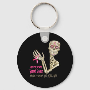 Porte-clés Vérifiez Votre Abeilles Boo Mine Essayé De Me Tuer