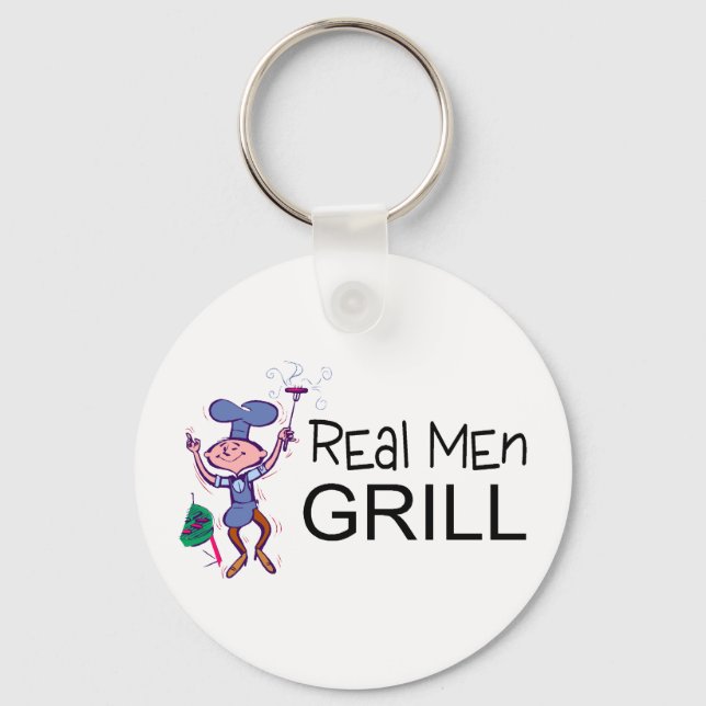 Porte-clés Véritable Grill Homme (Recto)