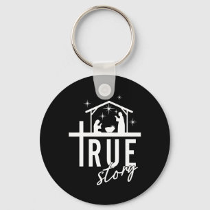 Porte-clés Véritable histoire Noël Nativité Jésus Christian M