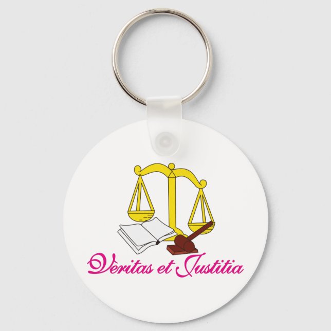 Porte-clés Veritas et Justitia (Recto)