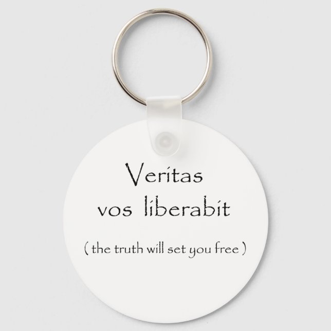 Porte-clés Veritas vos liberabit-porte - clé (Recto)