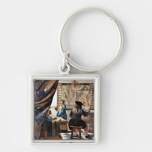Porte-clés Vermeer - L'Art de la Peinture (Devant)
