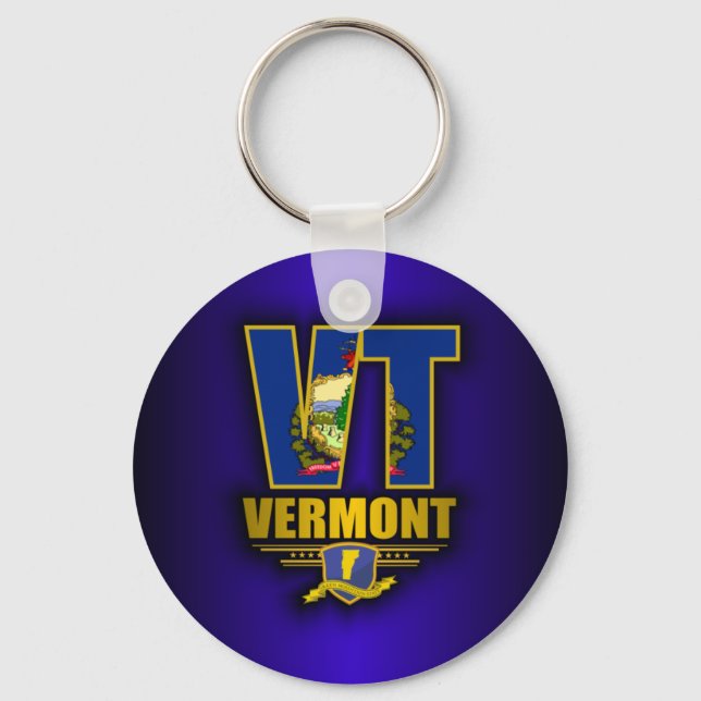 Porte-clés Vermont (V) (Recto)