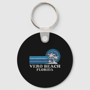 Porte-clés Vero Beach Floride Famille Vacances été Vintage