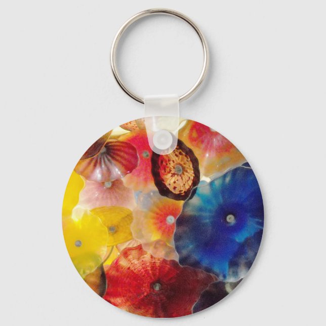 Porte-clés Verre coloré (Recto)