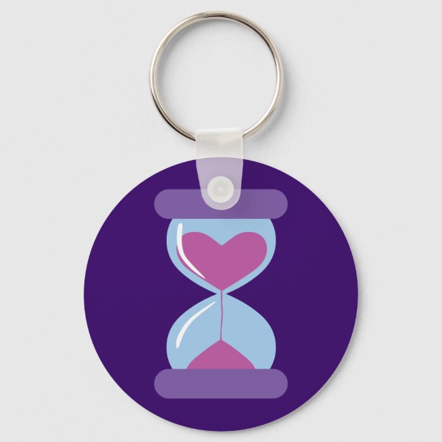 Porte-clés Verre de coeur (Recto)