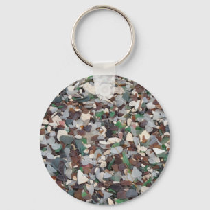 Porte-clés Verre de mer à la plage en verre - Bermudes