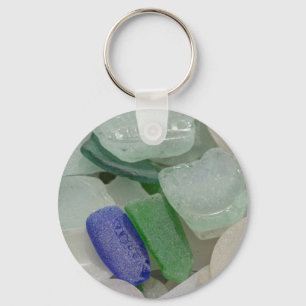 Porte-clés Verre de plage pâle
