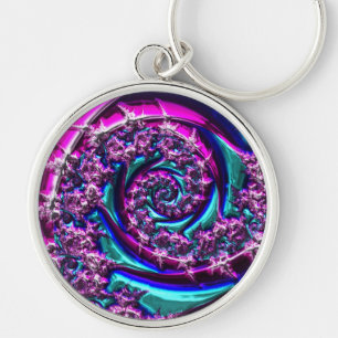 Porte-clés Verre fractal 2 Porte - clé