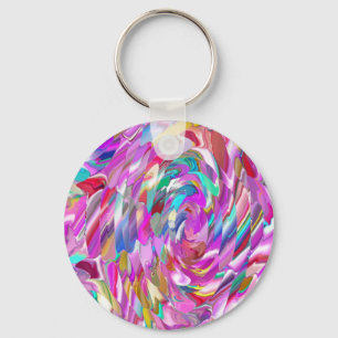 Porte-clés Verre rose