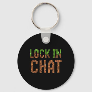 Porte-clés Verrouiller dans le chat - Rétro jeu vidéo Pixel A