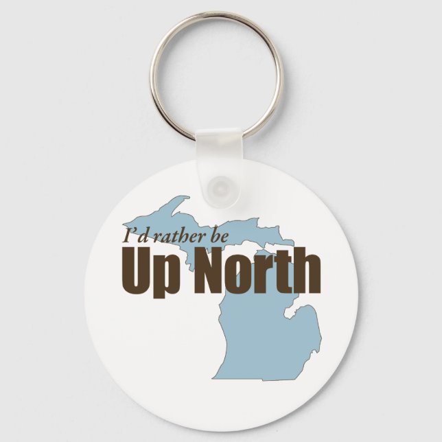 Porte-clés Vers le nord - Michigan (Recto)