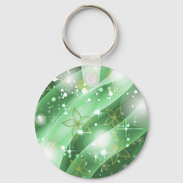 Porte-clés Vert et étincelle (Recto)