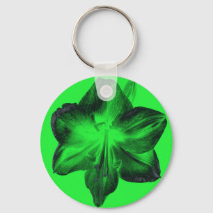 Porte-clés Vert foncé sur vert clair Amaryllis