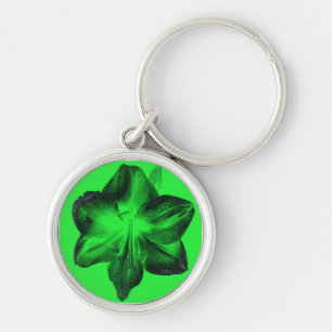 Porte-clés Vert foncé sur vert clair Amaryllis