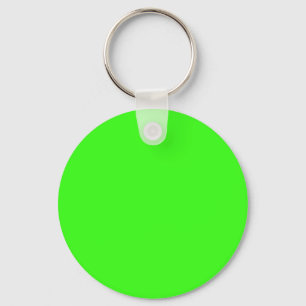 Porte-clés vert néon couleur