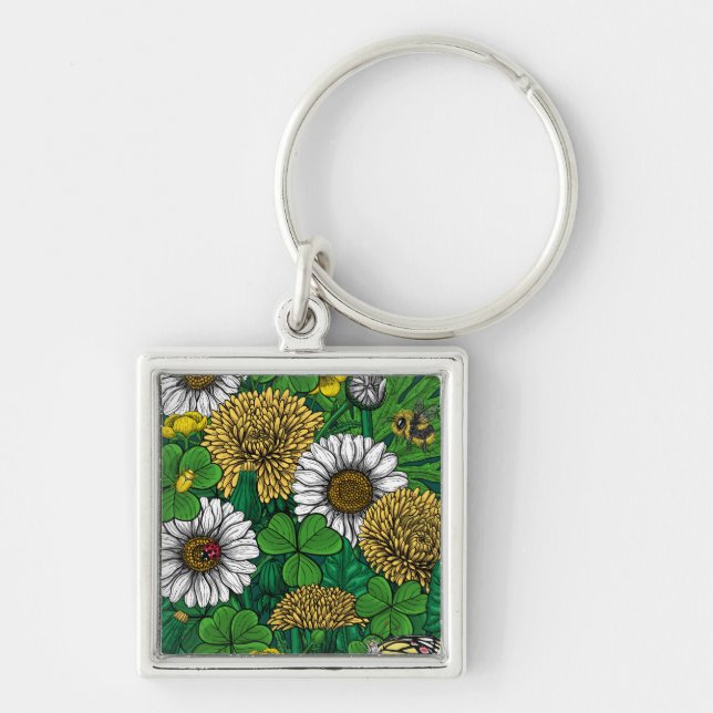 Porte-clés Vert printemps (Devant)