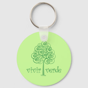 Porte-clés Vert vivant