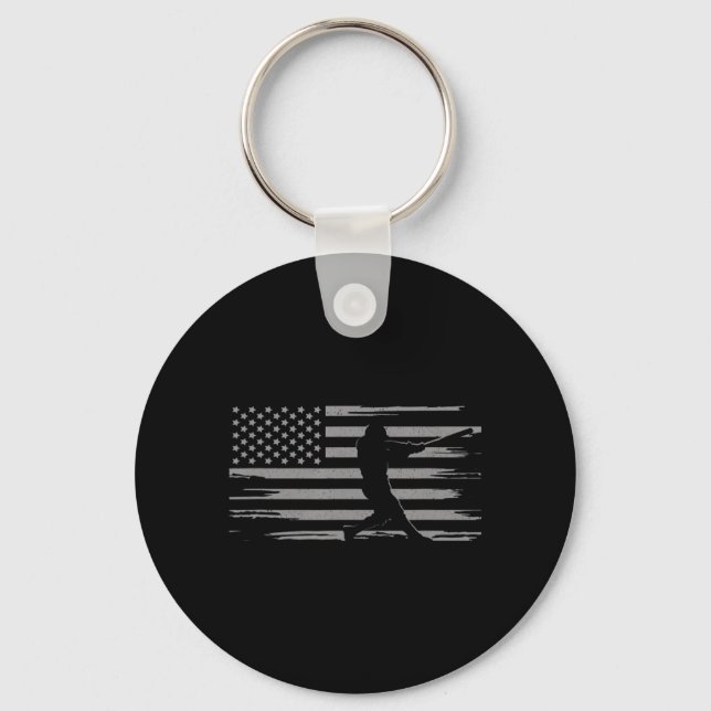 Porte-clés Vêtement de baseball américain - Baseball (Recto)