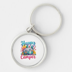 Porte-clés Vêtements de camping drôles et heureux pour enfant