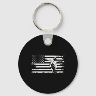 Porte-clés Vêtements de skateboard avec drapeau américain - S